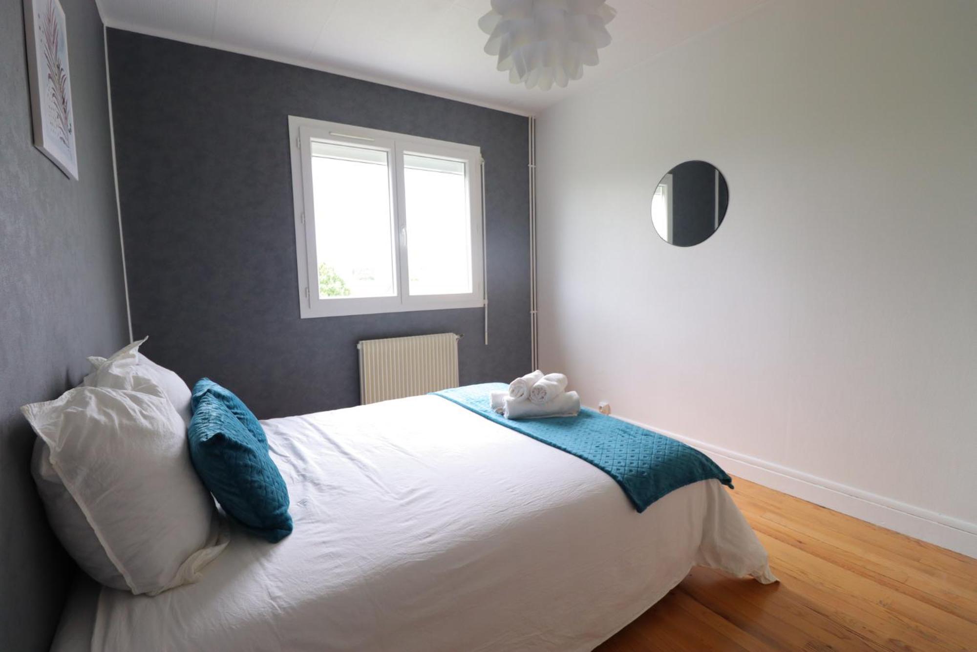 Le Ambroise - T3 Spacieux Et Calme Avec Parking Gratuit แบร์เฌอรัก ห้อง รูปภาพ